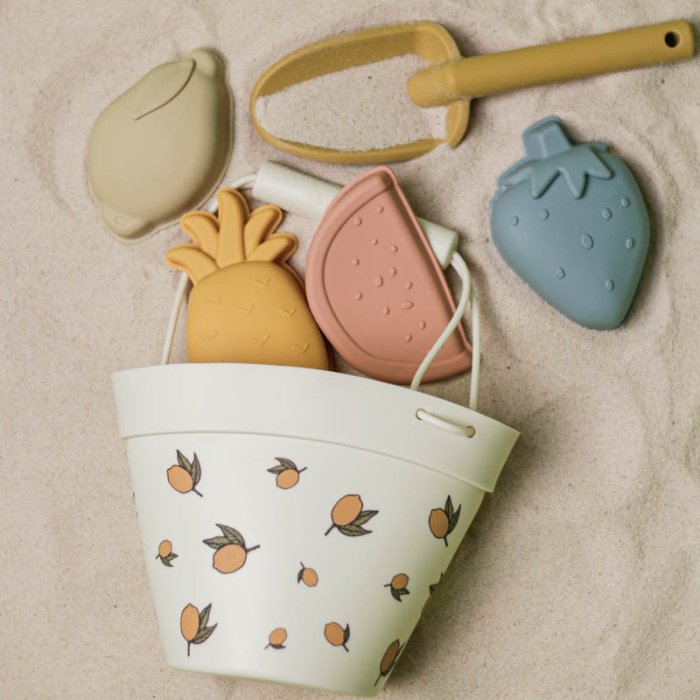 ست  سطل ساحلی سیلیکونی کد GYGJ007