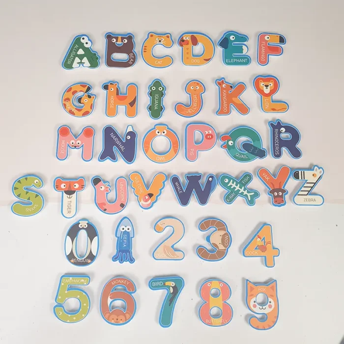اسباب بازی حروف الفبا فومی مدل حیوانات کد 7066928