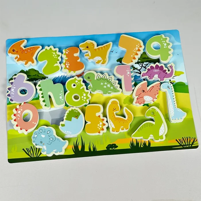 اسباب بازی اعداد فومی مدل دایناسور کد 7066922