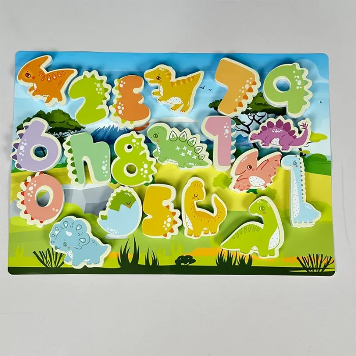 اسباب بازی اعداد فومی مدل دایناسور کد 7066922