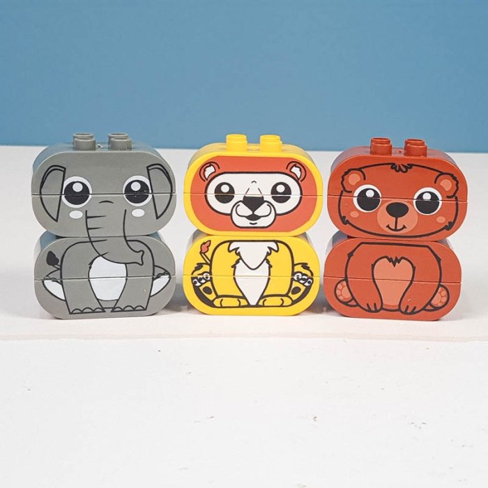 لگو دوپلو حیوانات جنگل 12 تکه کد CP005