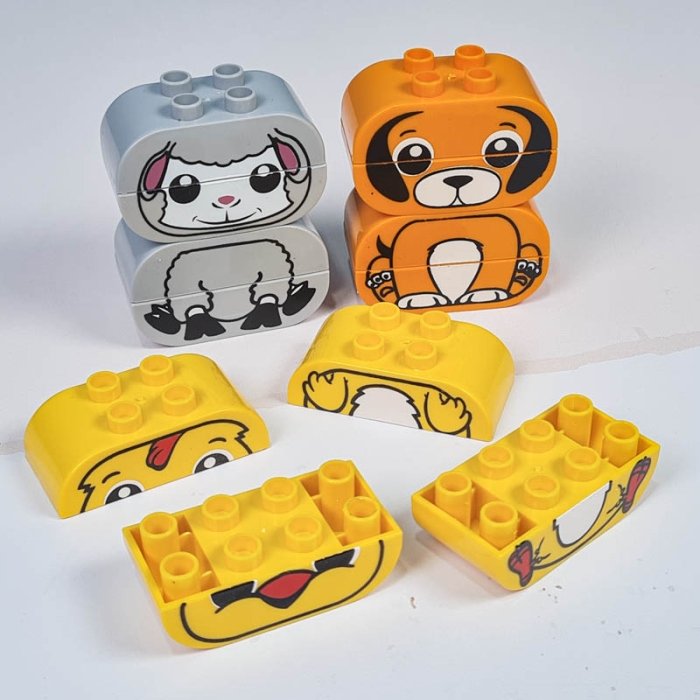 لگو دوپلو حیوانات مزرعه 12 تکه کد CP004