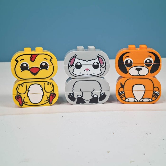 لگو دوپلو حیوانات مزرعه 12 تکه کد CP004