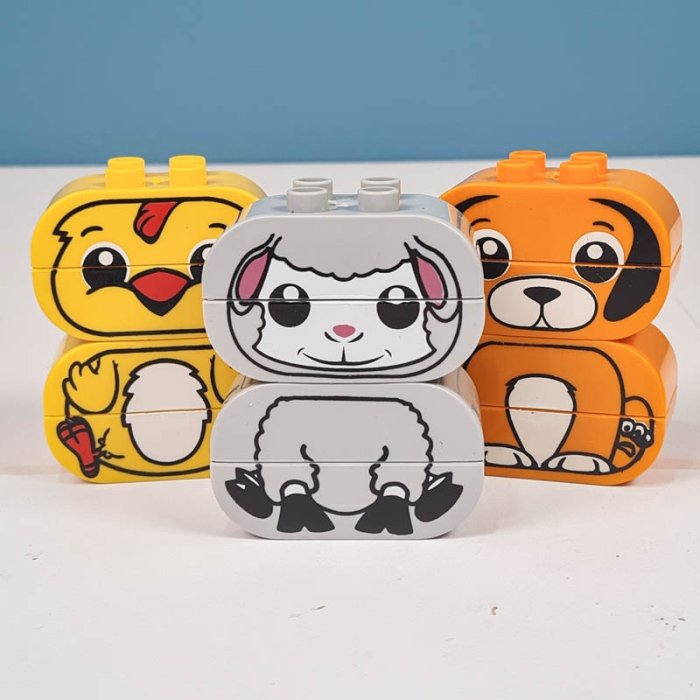 لگو دوپلو حیوانات مزرعه 12 تکه کد CP004