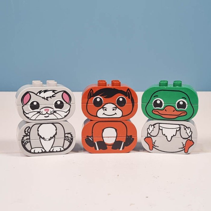 لگو دوپلو حیوانات مزرعه 12 تکه کد CP004