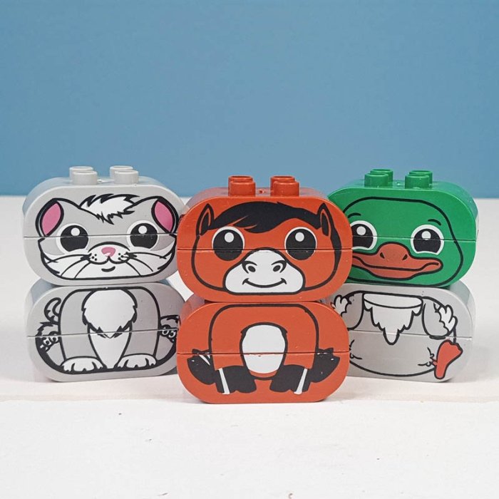 لگو دوپلو حیوانات مزرعه 12 تکه کد CP004