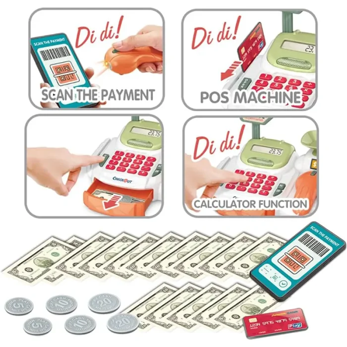 ست صندوق فروشگاهی با سبد خرید 36 تکه کد ZY1405403