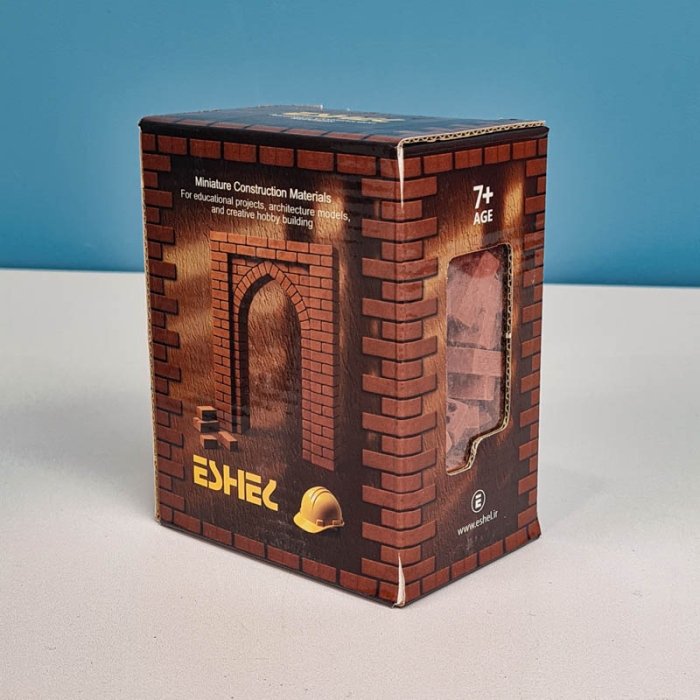 آجر بهمنی فله ای 200 قطعه ای اشل قرمز ESHEL کد 091745