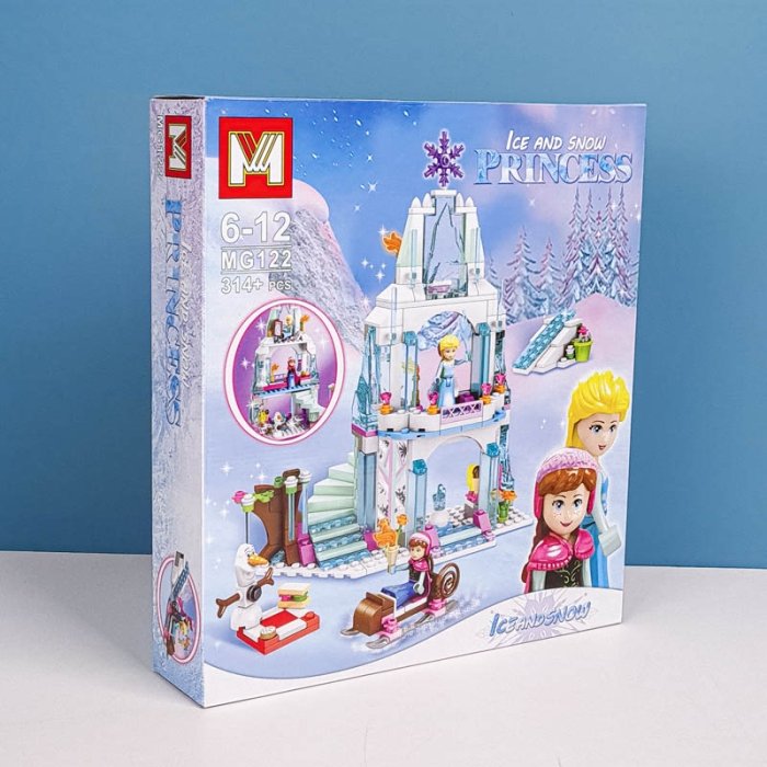 اسباب بازی لگو 314 تکه مدل قصر فروزن کد MG122