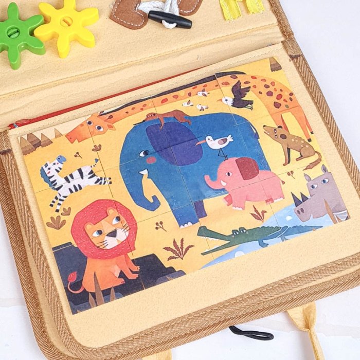 کتاب مونته سوری و فعالیت کودک مدل حیوانات زرد کد 7076341