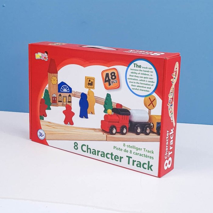 اسباب بازی چوبی ریل و قطار 48 تکه کد 400038