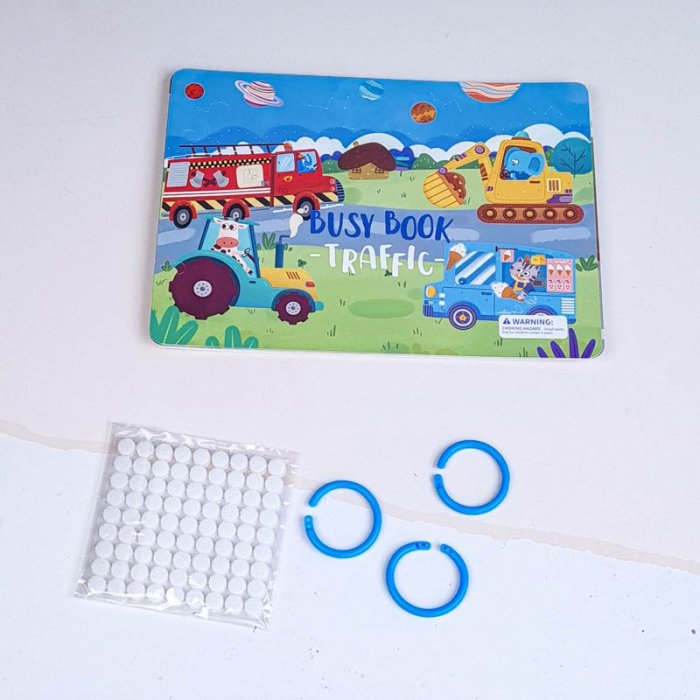 کتاب مونته سوری پازلی busy book مدل ترافیک کد P/100468/T