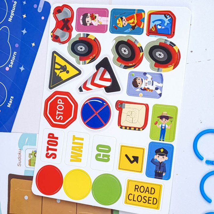 کتاب مونته سوری پازلی busy book مدل ترافیک کد P/100468/T