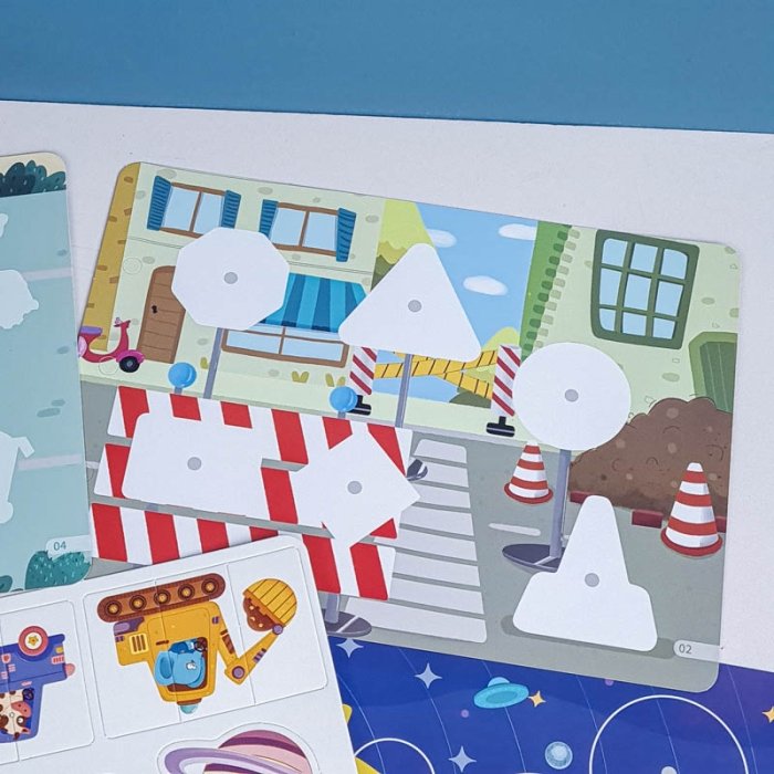 کتاب مونته سوری پازلی busy book مدل ترافیک کد P/100468/T