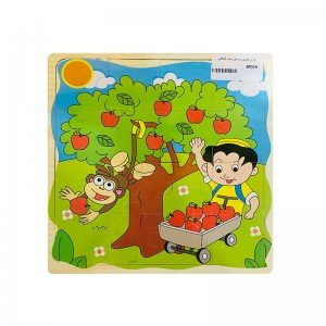 پازل چوبی  کودک طرح مراحل رشد گیاهان