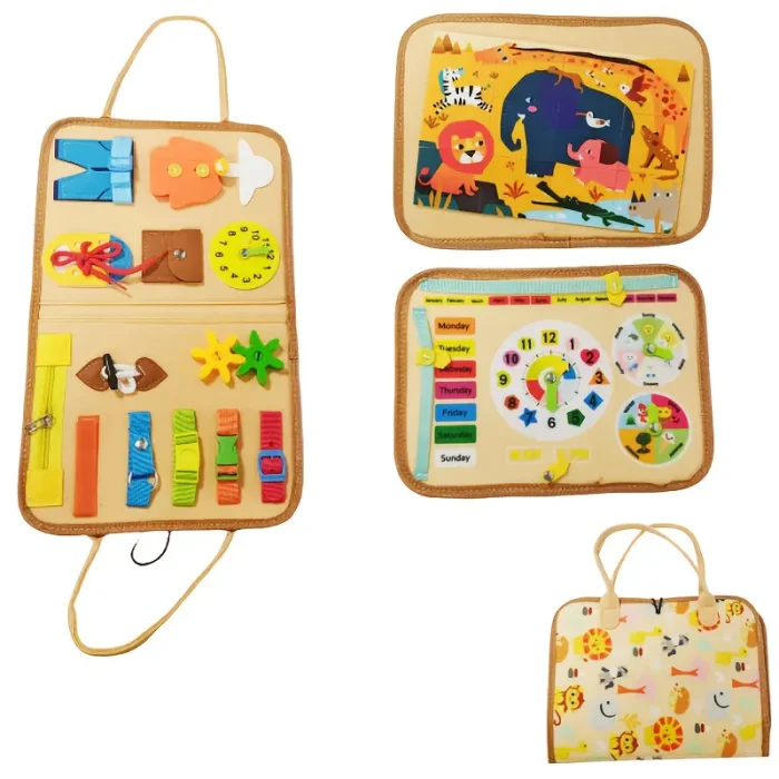 کتاب مونته سوری و فعالیت کودک مدل حیوانات زرد کد 7076341