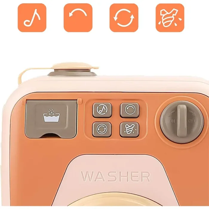 اسباب بازی ماشین لباسشویی 18 تکه کد HJ190