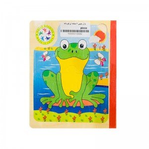 پازل چوبی 6 صفحه ای قورباغه
