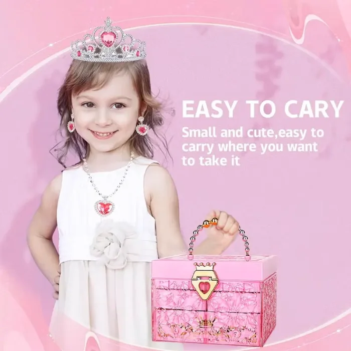 ست لوازم آرایشی کودک سه طبقه کد ZY1924728