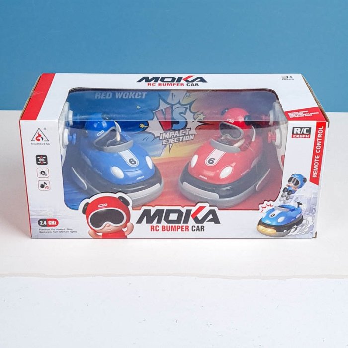 ماشین مبارز کنترلی مدل BUMPER CAR ست 2 عددی کد 2200