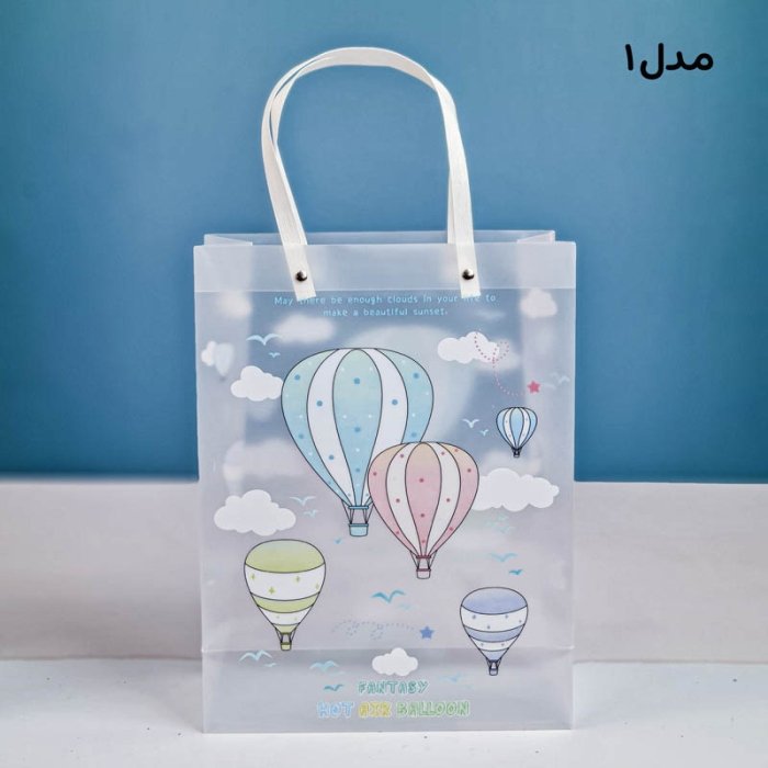 بگ هدیه طلقی طرح بالن کد 6656