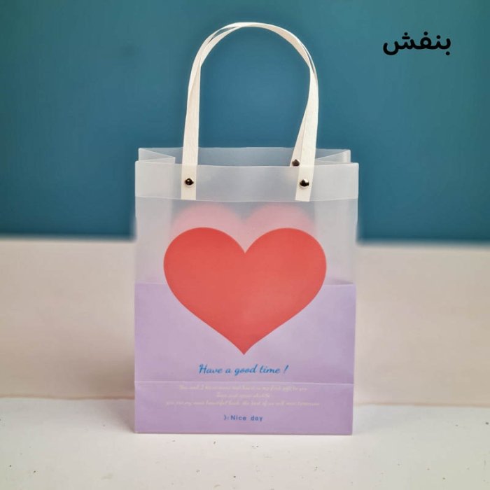 بگ هدیه طلقی طرح قلب کد 6535