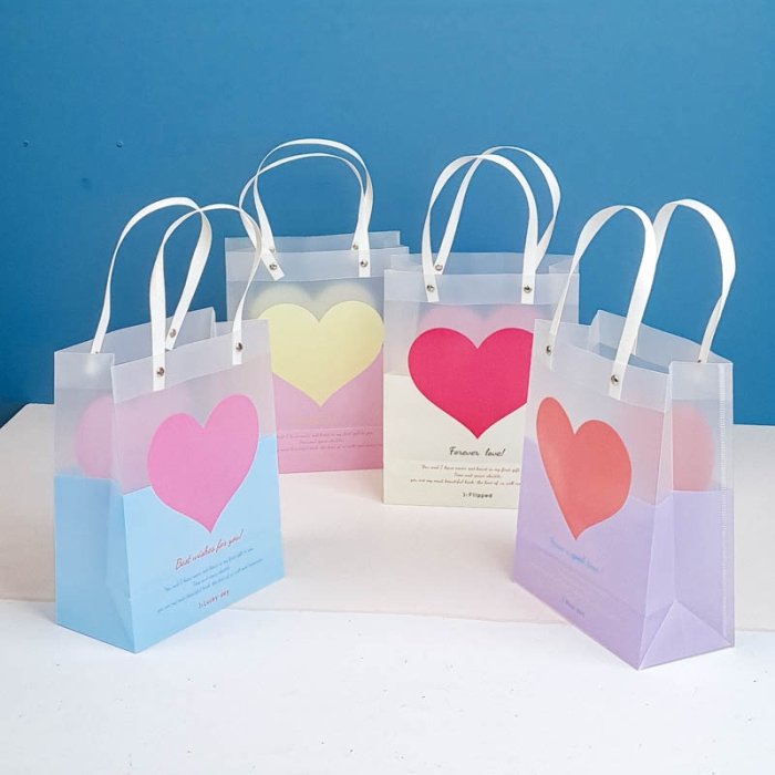 بگ هدیه طلقی طرح قلب کد 6535