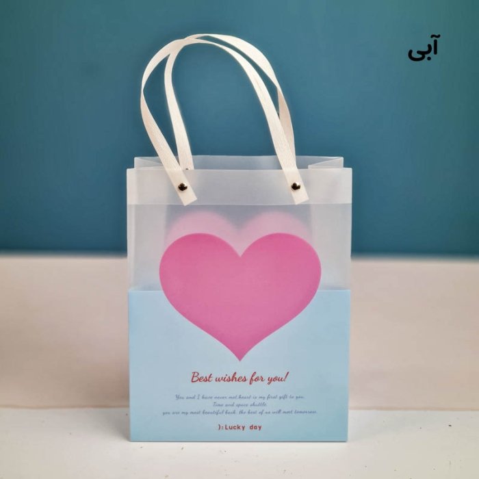 بگ هدیه طلقی طرح قلب کد 6535