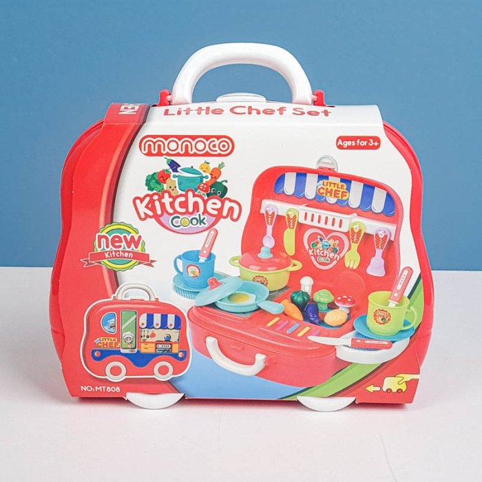 آشپزخانه کودک کیفی چرخدار کد MT808