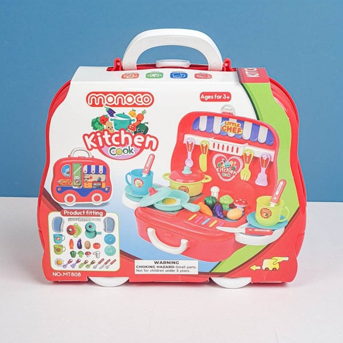 آشپزخانه کودک کیفی چرخدار کد MT808