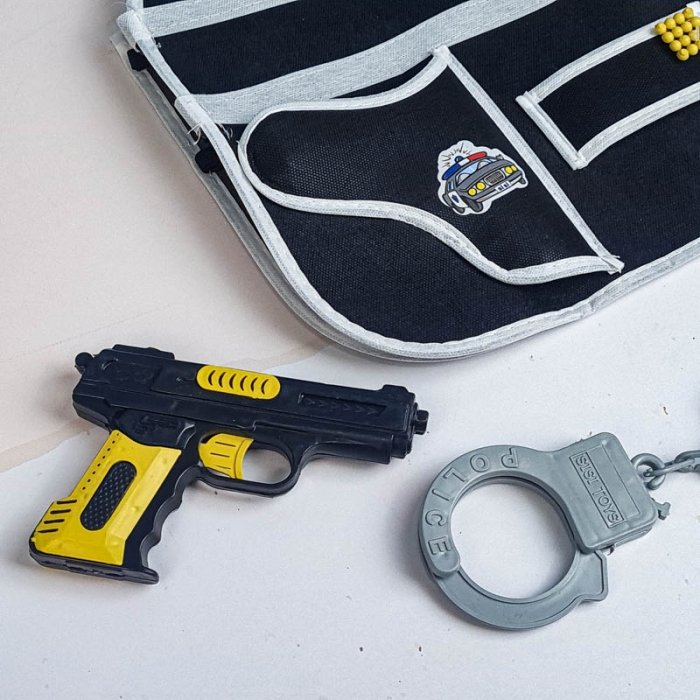 لباس مشاغل کودک جلیقه پلیس کودک با لوازم کد 4027740