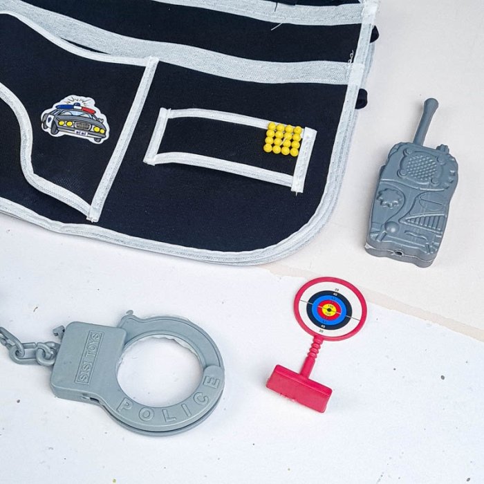 لباس مشاغل کودک جلیقه پلیس کودک با لوازم کد 4027740