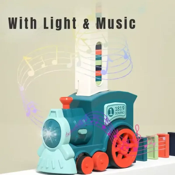 اسباب بازی قطار دومینو ساز 80 عددی کد ZY1637495