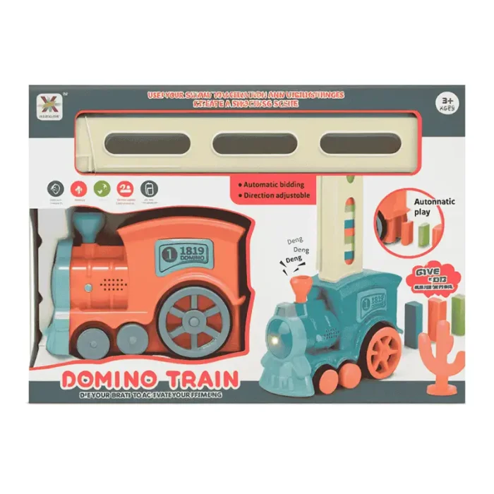 اسباب بازی قطار دومینو ساز 80 عددی کد ZY1637495