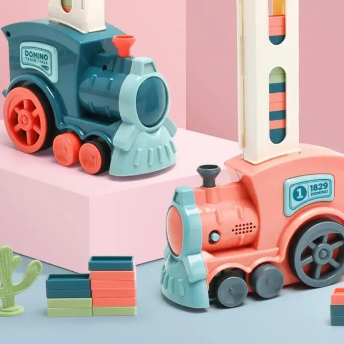 اسباب بازی قطار دومینو ساز 80 عددی کد ZY1637495