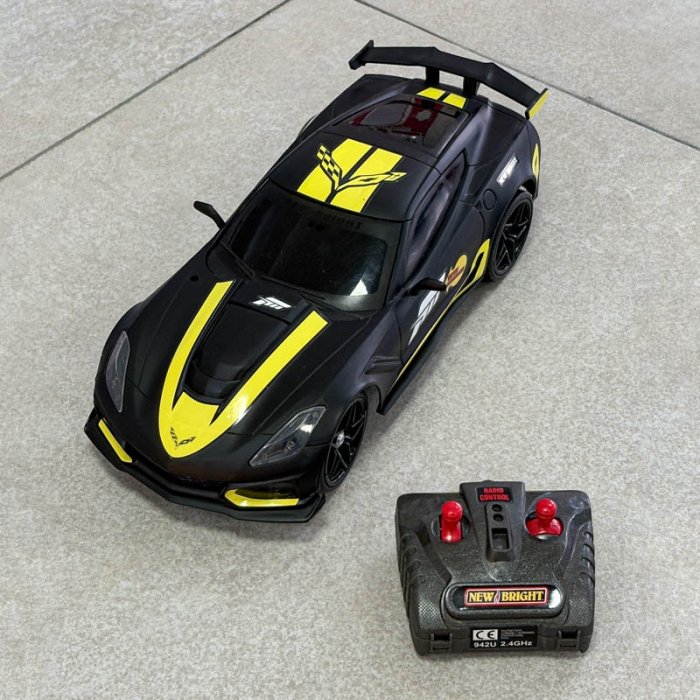 ماشین کنترلی کوروت ZR1 رنگ مشکی کد 942U