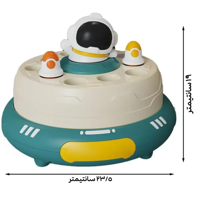 اسباب بازی پرتاب موشک فضانورد موزیکال کد ZY1765153