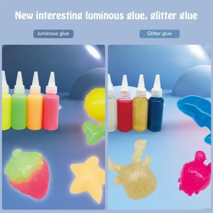 کیت جادویی قالب سازی ژله ای 6 رنگ سطلی کد ZY1733407