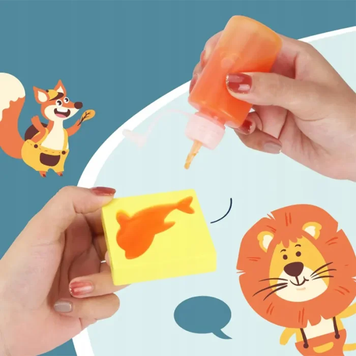 کیت جادویی قالب سازی ژله ای 6 رنگ کد ZY1733406