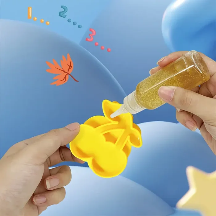 کیت جادویی قالب سازی ژله ای 6 رنگ کد ZY1733406