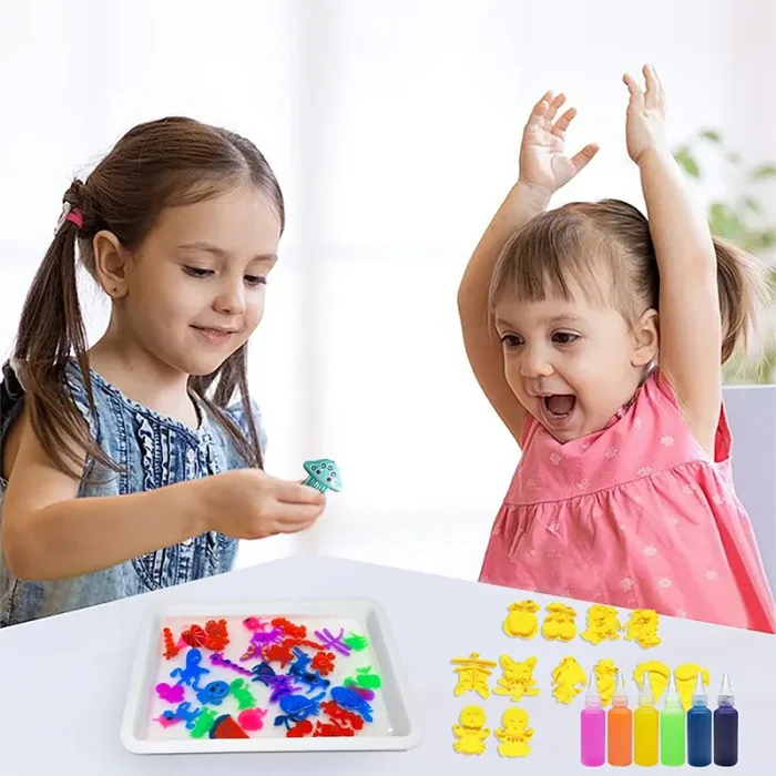 کیت جادویی قالب سازی ژله ای 6 رنگ کد ZY1733406