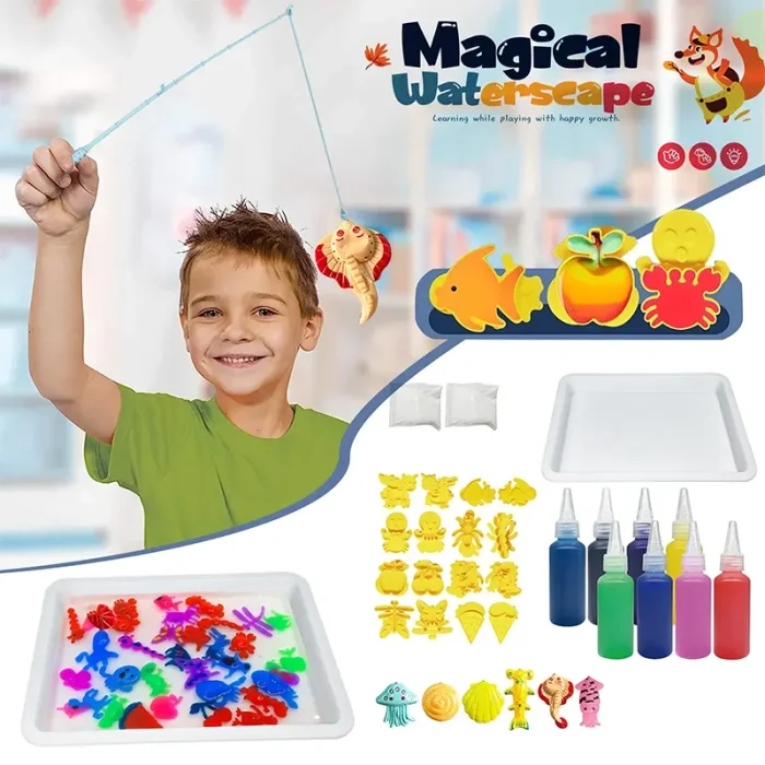 کیت جادویی قالب سازی ژله ای 6 رنگ کد ZY1733406