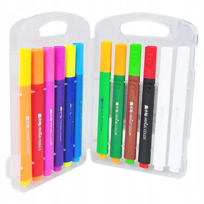 ماژیک جادویی 12 رنگ قابل شستشو کد 21027