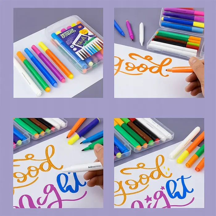 ماژیک جادویی 12 رنگ قابل شستشو کد 21027