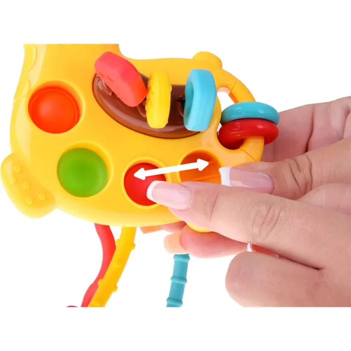 اسباب بازی بیزی بال 5 در 1 هانگر HUANGER طرح زرافه کد ZY1779670