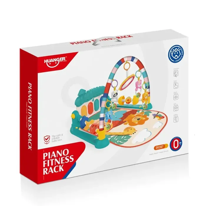 تشک بازی موزیکال کودک هانگر Huanger طرح جنگل آبی کد ZY1046773