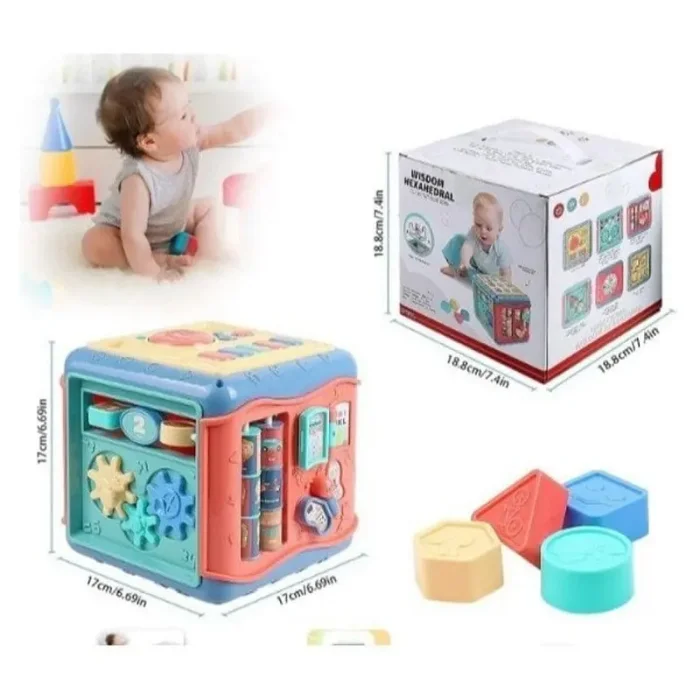 اسباب بازی مکعب هوش و فعالیت موزیکال کد ZY1077123