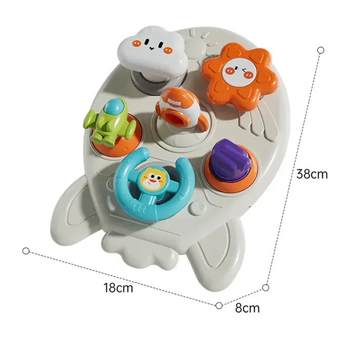 اسباب بازی بیزی بال 4 در 1 طرح موشک کد ZY1765242