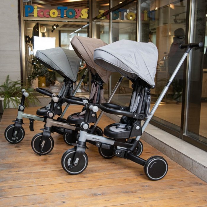 سه چرخه کودک 8 در 1 کیکابو مدل آلوما  Kikkaboo Aluma کد 2231