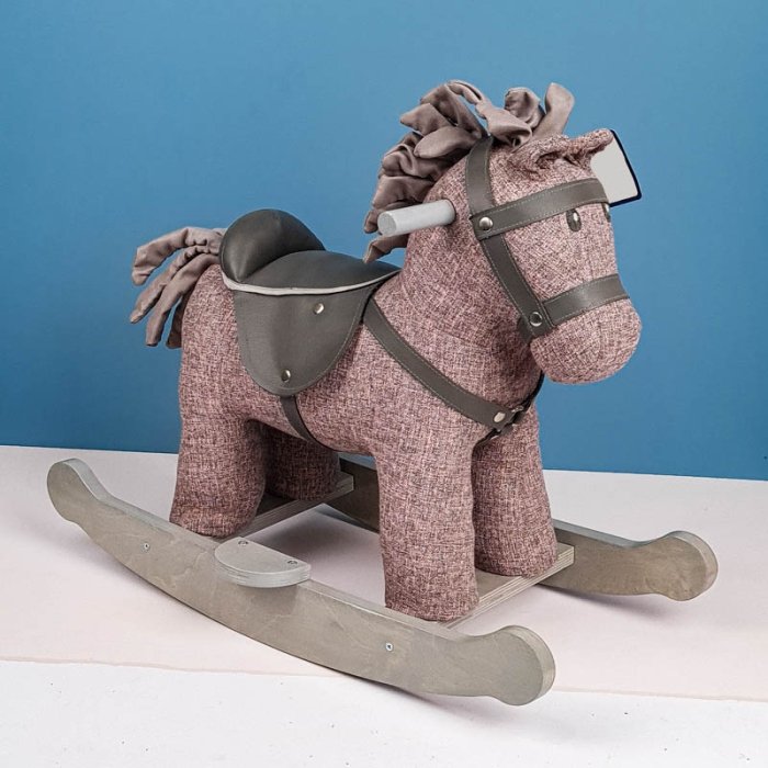 راکر اسب چوبی رنگ بنفش کد AF300218